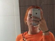 HOT FRIEND RECORDS HERSELF IN THE BATHROOM OF HER HOUSE SHOWING HER TITS 7/16