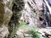 Sesso a tre con il fotografo e mio marito che ha filmato alla cascata in montagna 16/16