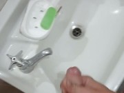 Solo male mirror masturbating 16/16