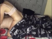 Flirty skinny girl rides my cock in my room 16/16