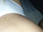 Cumshot in strawberry printed panty 16/16