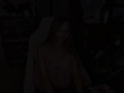 Beautiful girl shows creampie after orgasm 1/16