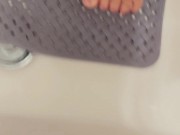 Opps I Peed on my cute little feet again 4/16