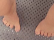 Opps I Peed on my cute little feet again 7/16