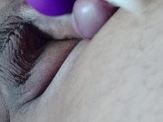 Cumshot from two vibrators 13/16