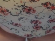 Submissive pees her panties 12/16