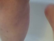 Submissive pees her panties 15/16