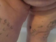 Submissive pees her panties 16/16