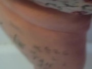 Submissive pees her panties 3/16