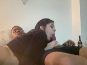 Her throat so warm ( Latina loves sucking black dick) 16/16