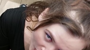 I try on things in the fitting room of a store and suck a dick