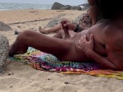 Beach handjob 7/16