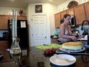 Make Cheesecake With Me Topless 13/16