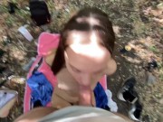 Встретил Украинскую школьницу с волосатой киской в лесу 6/16