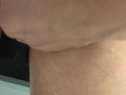 Fingering myself in a bath with foam. Virgin girl masturbate 13/16