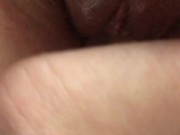 Fingering myself in a bath with foam. Virgin girl masturbate 8/16