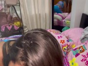 STEPMOTHER Waiting for her Stepson in the room to Fuck him.😈IT ENDS UP HOT🔥🔥🤤 6/16