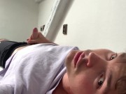 My roommates almost caught me masturbating