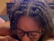 Nerdy Math Tutor gives BBC Jock Amazing Blow Job 5/16