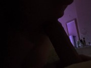 Goddess pleasures herself - curvy, large breasts, female moaning, dildo riding,big ass! 10/16