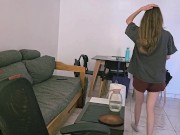 Me atraparon masturbandome y jugandome con mis medias! 1/16