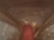 朝立ちでオシッコ。Morning wood, urination 3/16