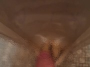 朝立ちでオシッコ。Morning wood, urination 4/16