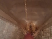 朝立ちでオシッコ。Morning wood, urination 5/16