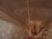 朝立ちでオシッコ。Morning wood, urination 9/16