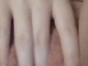 Sneaking alittle pussy play while my bf is away 15/16