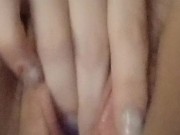 Sneaking alittle pussy play while my bf is away 4/16