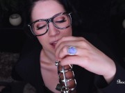 Femdom Boss Locks Your Cock in Chastity And Makes You Worship Her Pussy 10/16