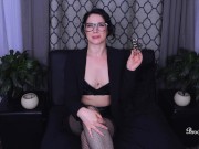 Femdom Boss Locks Your Cock in Chastity And Makes You Worship Her Pussy 6/16