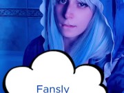 Cosplay Vtuber  Gawr Gura blowjob 2/16