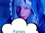 Cosplay Vtuber  Gawr Gura blowjob 8/16