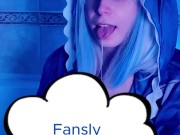 Cosplay Vtuber  Gawr Gura blowjob 9/16