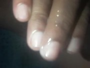 ජංගිය උස්සලා හුත්තට ඇඟිල්ල ගහලා හුත්ත තෙත් වෙලා. 16/16