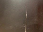 Hairy cock grools long string of precum and leaks pee and bulbourethral fluid down it 14/16