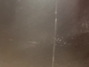 Hairy cock grools long string of precum and leaks pee and bulbourethral fluid down it 16/16