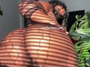 Solo play in black lingerie 4/16