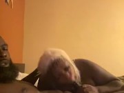 Ebony wife loves my dick