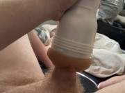 Solo Cumshot with Fleshlight 15/16