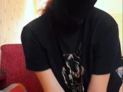 Miranielt shoots a custom video for his fan. Face mask 10/16