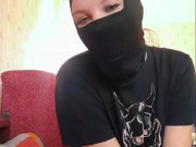 Miranielt shoots a custom video for his fan. Face mask 4/16