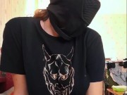 Miranielt shoots a custom video for his fan. Face mask 8/16