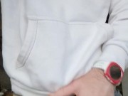 First piss of the day , granny panties 1/16