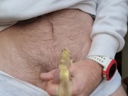 First piss of the day , granny panties 13/16