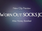 Worn Out SOCKS JOI. Femdom Foot Fetish. Verbal Humiliation. Foot Fetish. Feet in Cotton Socks 1/16