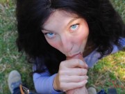 Scared Influencer Lost in The Forest Chose my Cock and Not the Bear 4/16