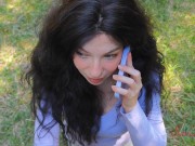 Scared Influencer Lost in The Forest Chose my Cock and Not the Bear 8/16